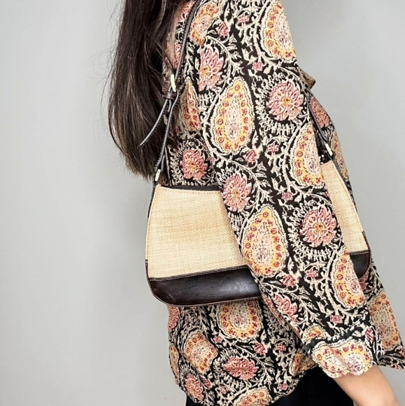 Ralph Lauren ~ Colorful Ruffled Print Blouse - Picture 3 of 11